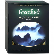 Чай Greenfield Magic Yunnan черный 100 пакетиков по 2 г