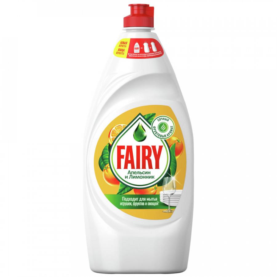 Средство для мытья посуды Fairy Апельсин и лимонник 900 мл