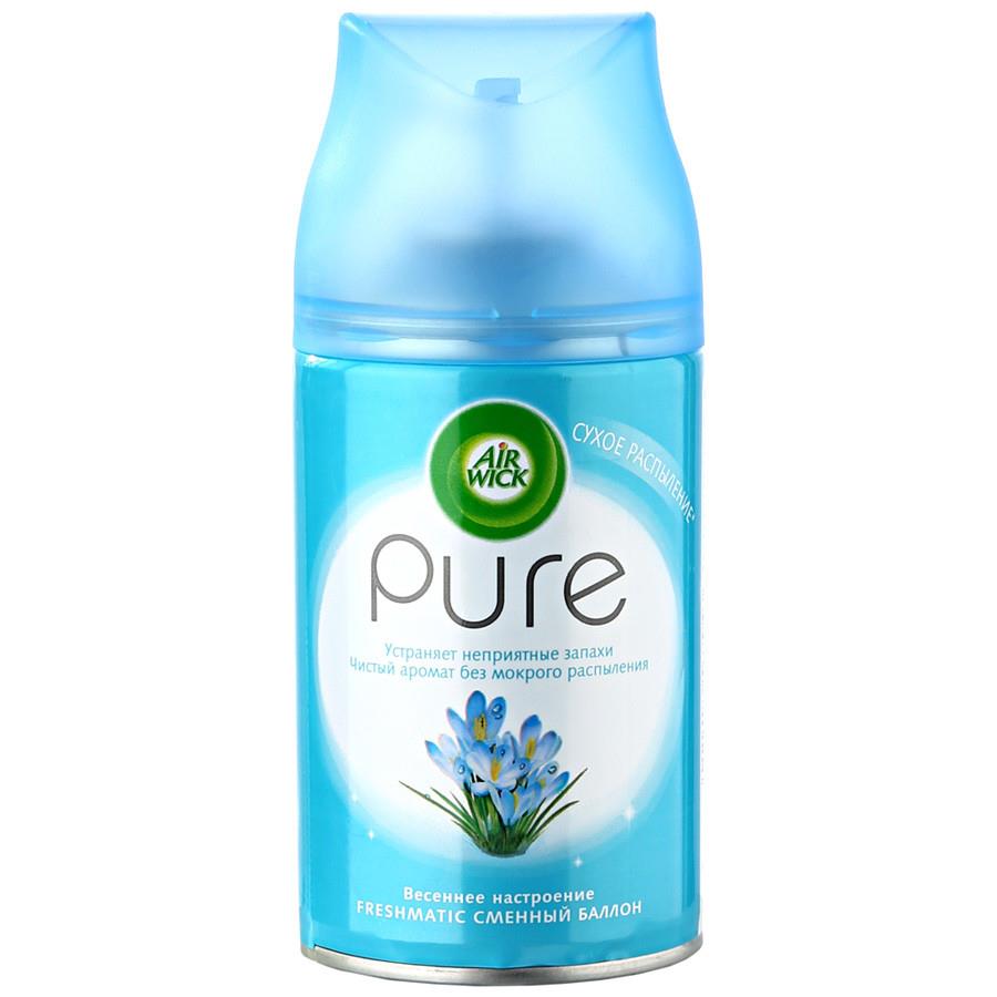 Баллон для освежителя воздуха Air Wick Pure Весеннее настроение сменный 250 мл