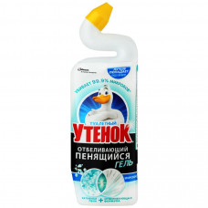 Средство чистящее для унитаза Туалетный утенок Морской отбеливающий пенящийся гель 750 мл Средство чистящее для унитаза Туалетный утенок Морской отбеливающий пенящийся гель 750 мл