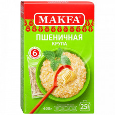 Крупа пшеничная Makfa полтавская №4 6 пакетиков по 66.5 г (400г)