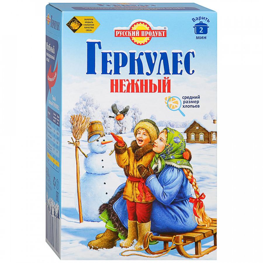 Геркулес Нежный Русский продукт овсяные хлопья 450 г