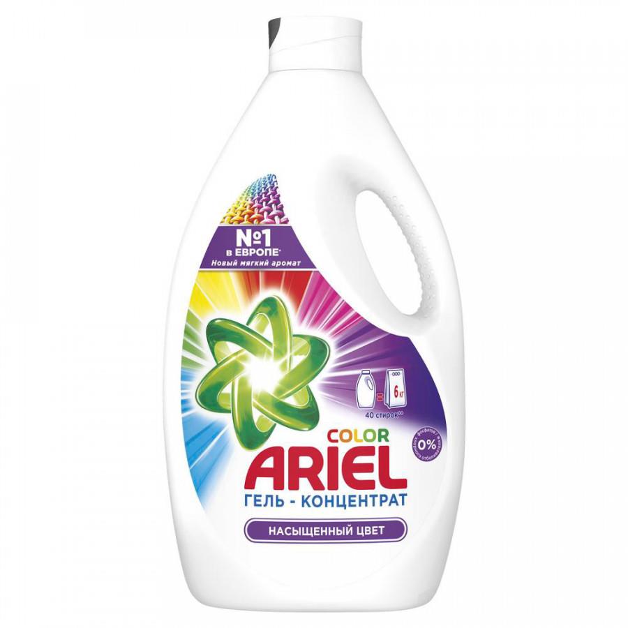 Средство для стирки Ariel Color для цветного белья жидкий гель-концентрат 2.6 л