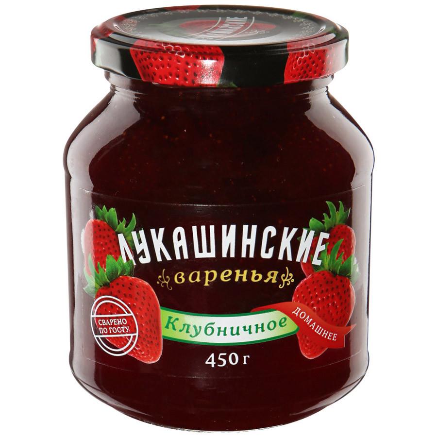 Варенье Лукашинские Клубничное 450 г