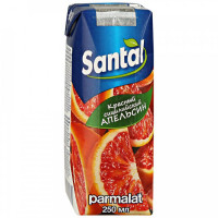 Напиток Santal Красный сицилийский апельсин сокосодержащий 0.25 л
