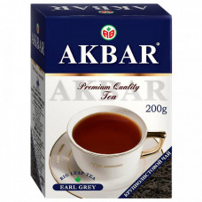Чай Akbar "Граф Грей" черный байховый крупнолистовой с ароматом бергамота 200г