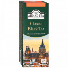 Чай Ahmad Tea Classic Black Tea черный листовой 25 пакетиков по 2 г