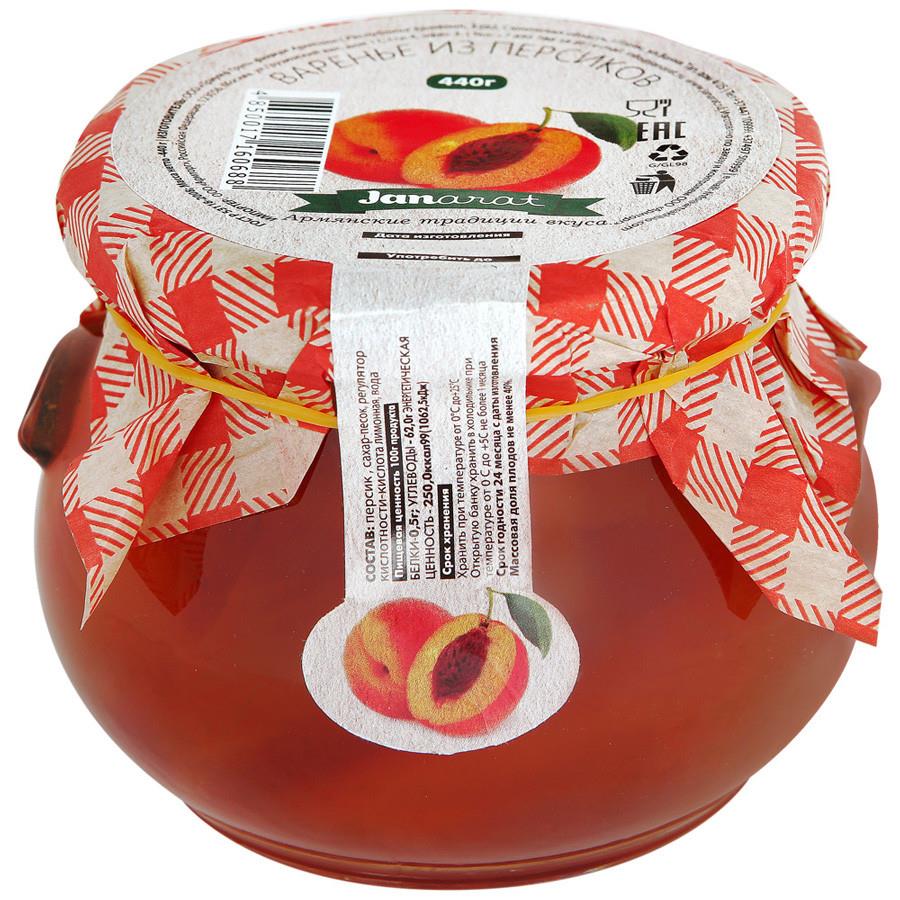 Варенье Janarat из персика 440 г