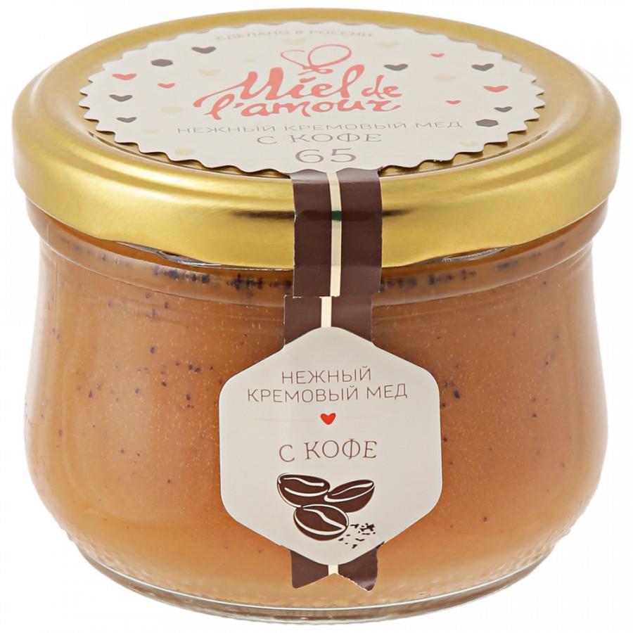 Мед Miel de lamour Нежный кремовый с кофе 250 г