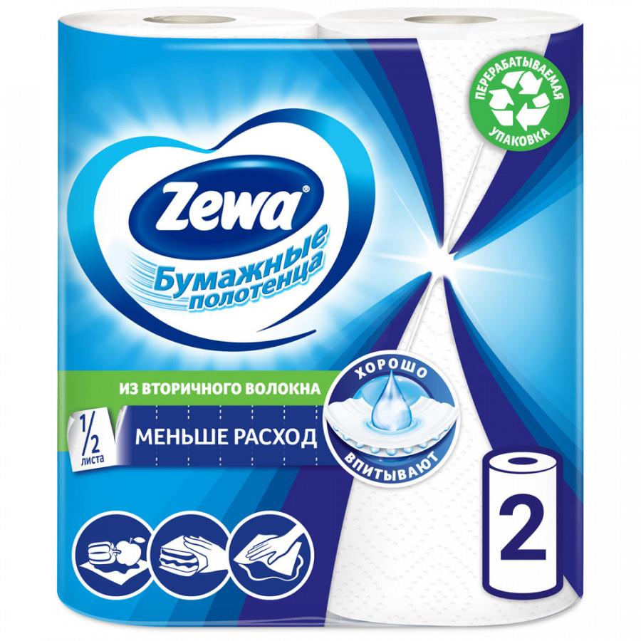 Бумажные полотенца Zewa 1/2 листа 2 рулона