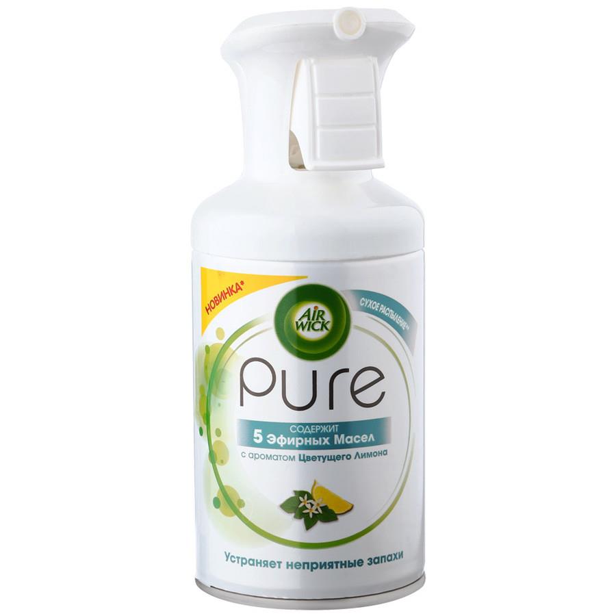 Освежитель воздуха Air Wick Pure 5 эфирных масел с ароматом цветущего лимона аэрозоль 250 мл