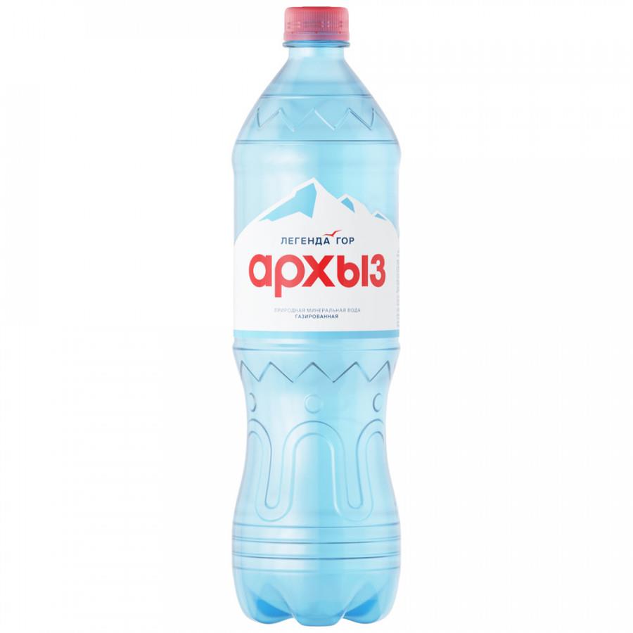 Вода минеральная столовая Легенда Гор Архыз природная питьевая газированная 1.5 л