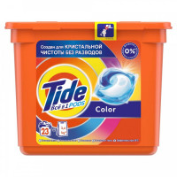 Средство для стирки Tide PODs Все в 1 Color для белого и цветного белья в капсулах 23 штуки
