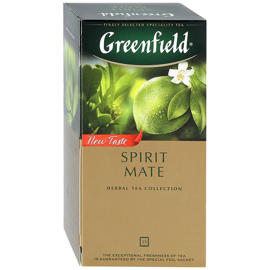 Напиток Greenfield Spirit Mate чайный с ароматом лайма и грейпфрута 25 пакетиков по 1.5 г