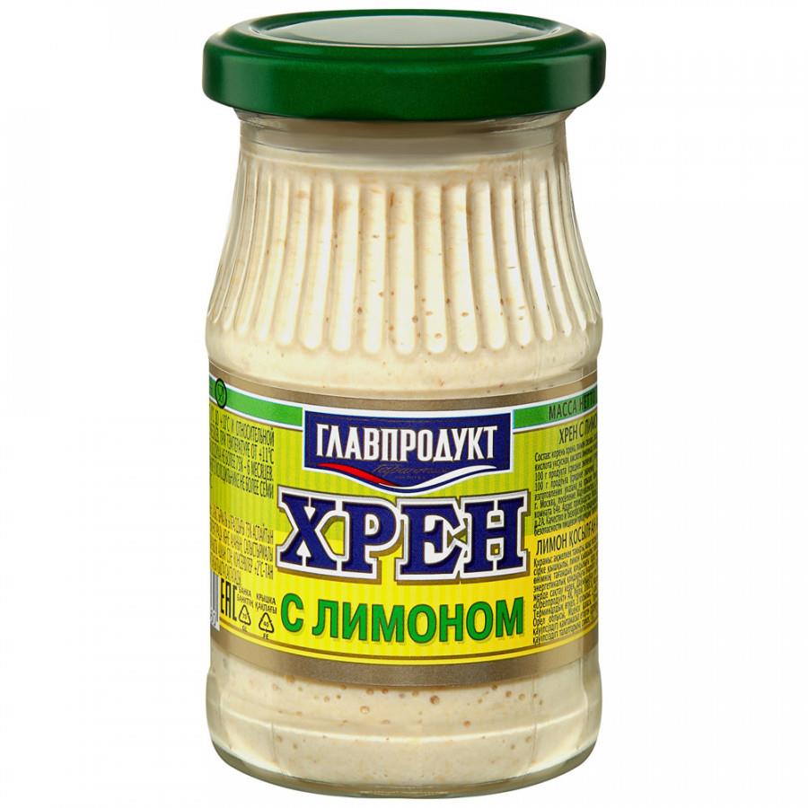 Хрен Главпродукт с лимоном 170 г