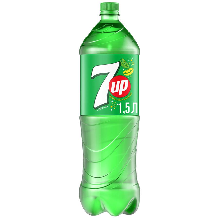 Напиток 7UP Лимон и Лайм газированный 1.5 л