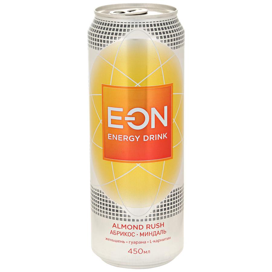 Энергетический напиток E-On Almond Rush Абрикос Миндаль безалкогольный 0.45 л