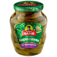 Огурцы Дядя Ваня Корнишоны по-Французски 680 г