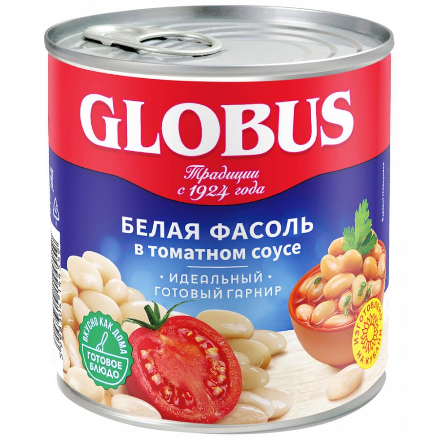 Фасоль Globus белая в томатном соусе 400 г