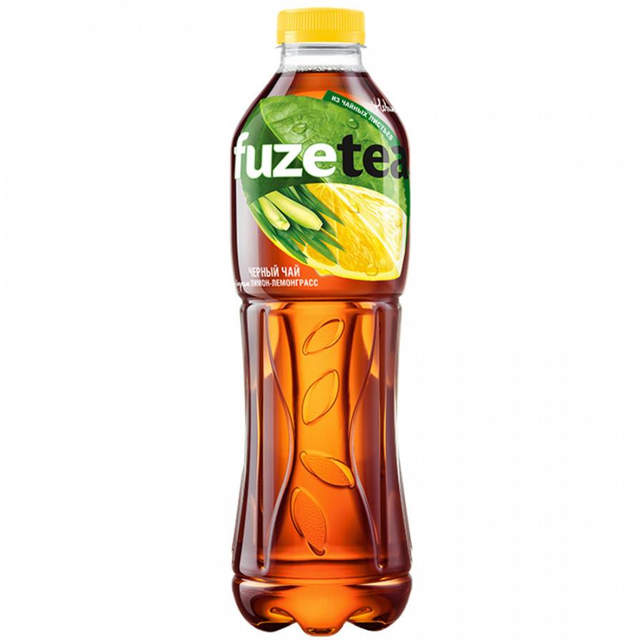 Чай холодный черный FuzeTea со вкусом Лимон-Лемонграсс 1 л