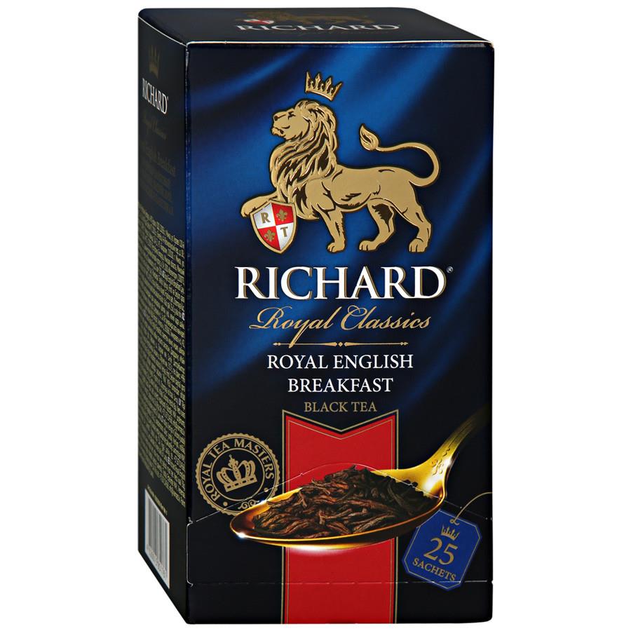 Чай Richard Royal English Breakfast черный 25 пакетиков по 2 г