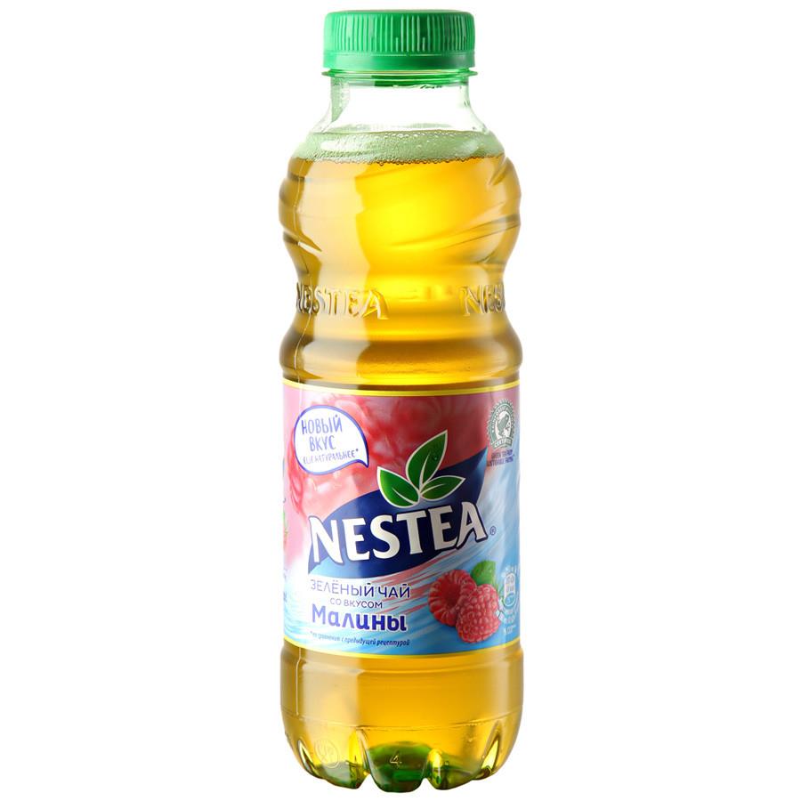 Чай холодный зеленый Nestea со вкусом малины 0.5 л
