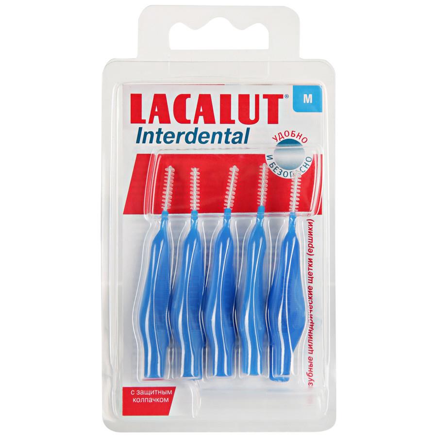Ершики межзубные для полости рта Lacalut Interdental размер М 5 штук