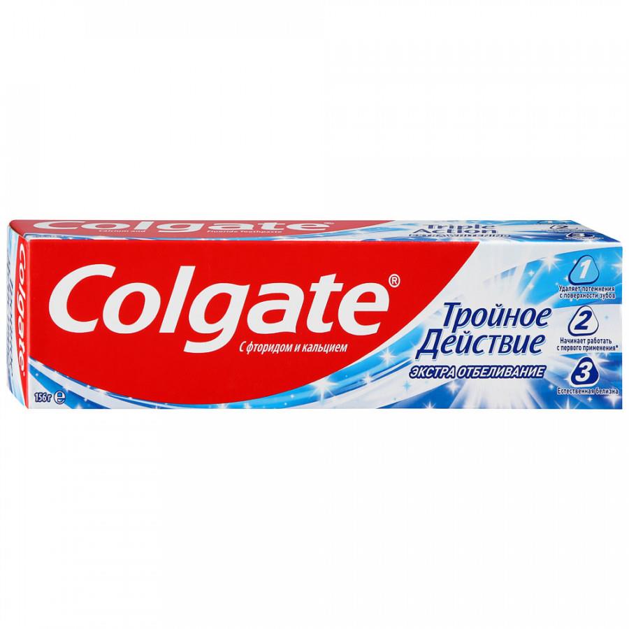 Зубная паста Colgate Тройное действие экстра отбеливание 100 мл
