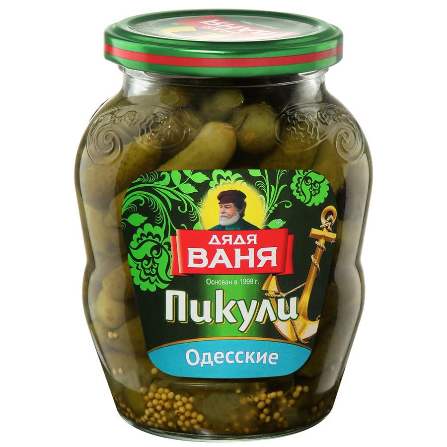 Огурцы Дядя Ваня Пикули Одесские 350 г