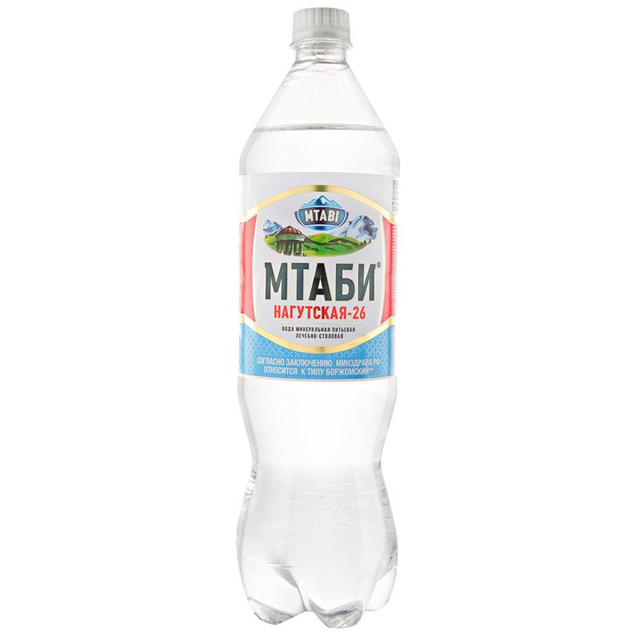 Вода минеральная лечебно-столовая Мтаби газированная 1.25 л