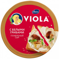 Сыр плавленый Valio Viola С белыми грибами 8 порций 45% 130 г