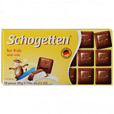 Шоколад Schogetten for Kids с молочной начинкой 100 г
