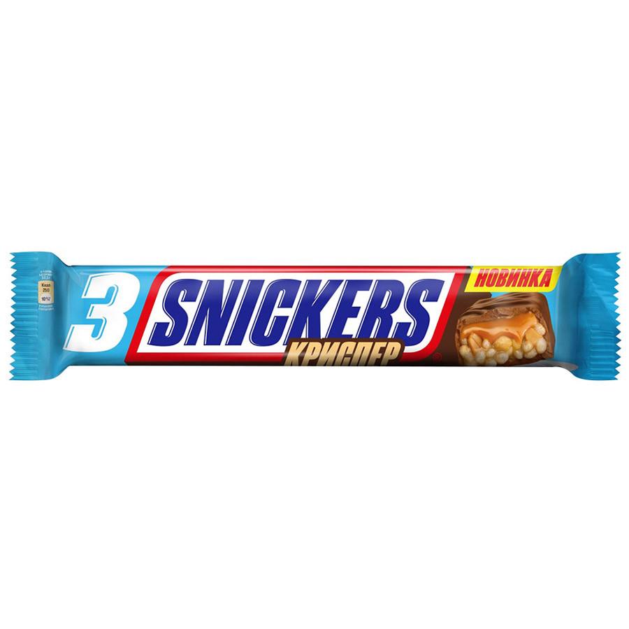 Батончик Snickers Crisper шоколадный 60 г