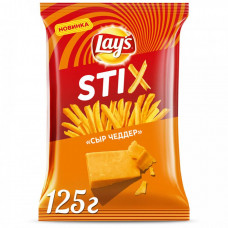 Чипсы Lays картофельные STIX сыр Чеддер 125 г