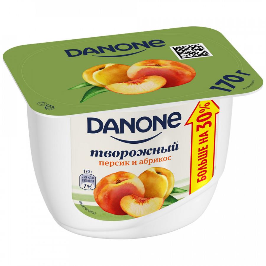 Творожок Danone с персиком и абрикосом 3.6% 170 г
