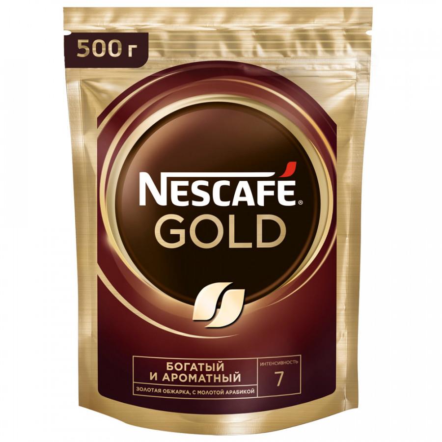 Кофе Nescafe Gold растворимый сублимированный 500 г