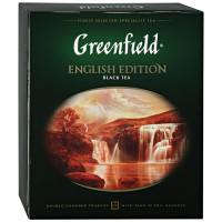 Чай Greenfield English Edition черный 100 пакетиков по 2 г