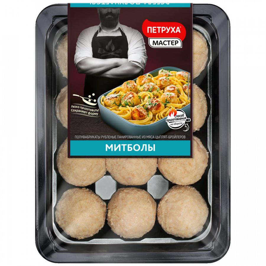Митболы из цыпленка-бройлера Петруха Мастер охлажденные в лотке 350 г