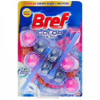 Средство чистящее для унитаза Bref Color Aktiv Цветочная свежесть 2 штуки по 50 г