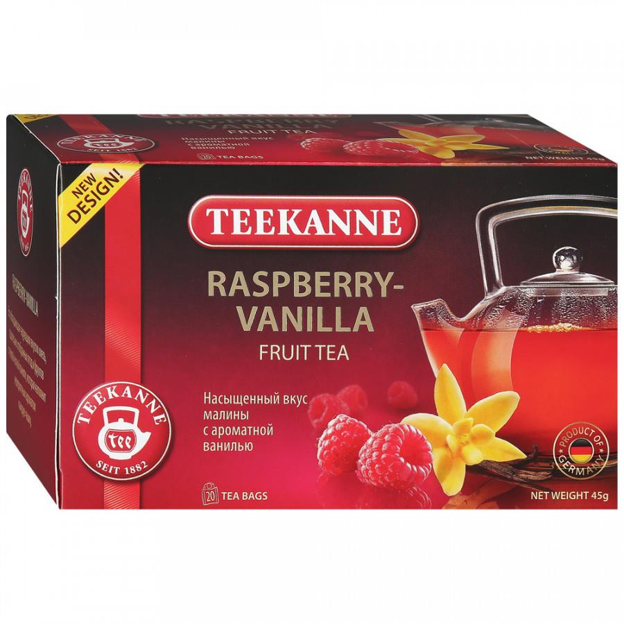 Напиток Teekanne Raspberry-Vanilla чайный с ароматом малины и ванили 20 пакетиков по 2.25 г