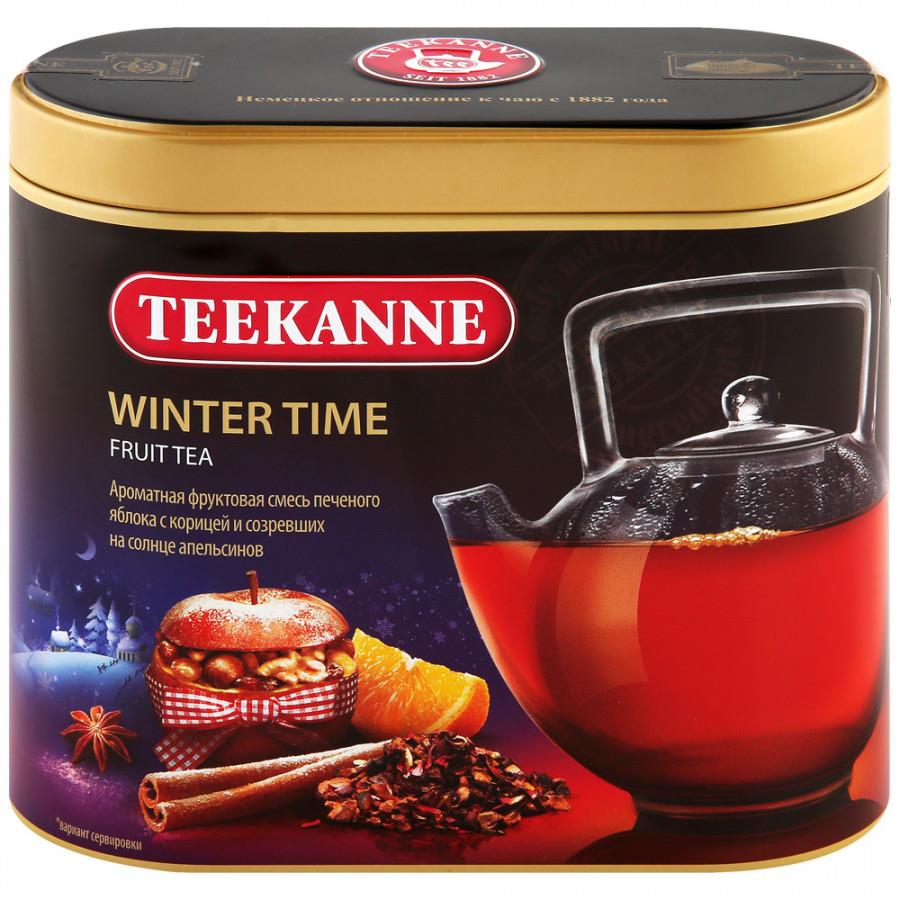 Напиток Teekanne Wintertime чайный листовой с цедрой апельсина и ароматом печеного яблока 150 г