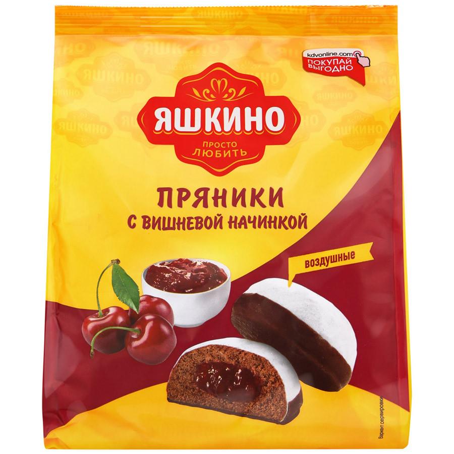 Пряники Яшкино с вишневой начинкой 350 г