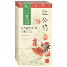 Чай Green Panda (Зеленая Панда) Красный Петух Дянь Хун черный мелкий с цветочно-пряным ароматом 25 пакетиков по 2 г