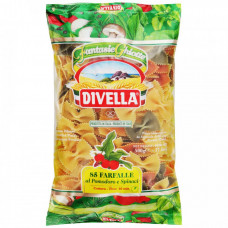 Макаронные изделия Divella Farfalle Фарфалле бабочки с томатом и шпинатом 500 г