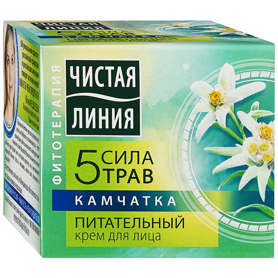 Крем для лица Чистая линия Камчатка питательный 45 мл