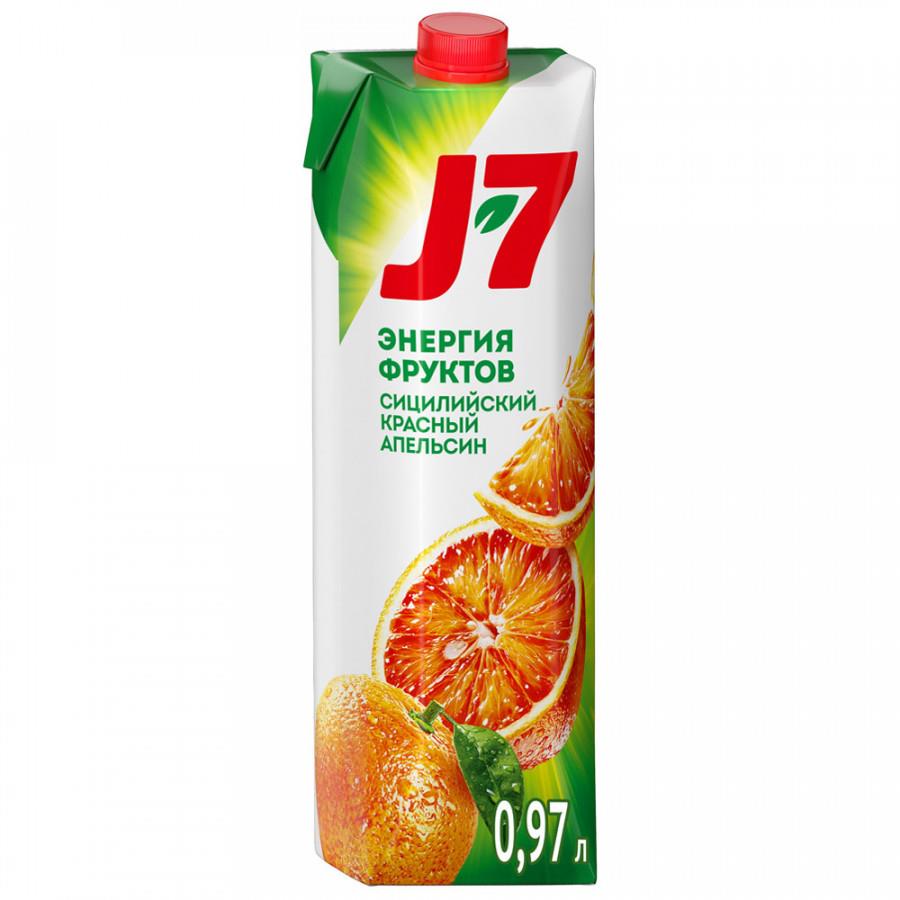 Нектар J7 Сицилийский красный апельсин 0.97 л