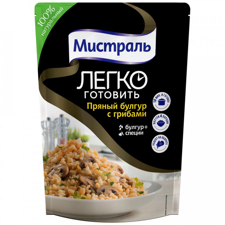 Блюдо второе Мистраль Легко готовить Пряный булгур с грибами 230 г