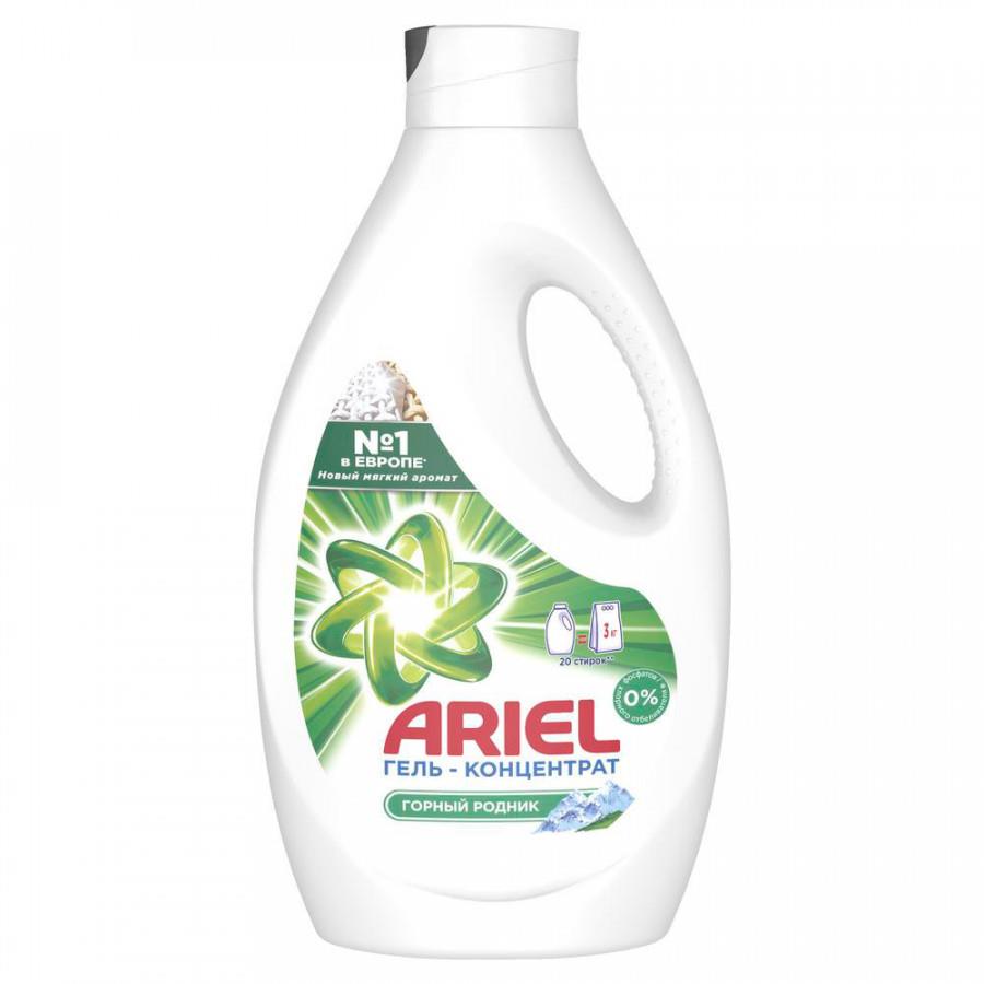 Средство для стирки Ariel Горный родник жидкий гель-концентрат 1.3 л
