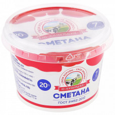 Сметана Зеленоградская 20% 250 г