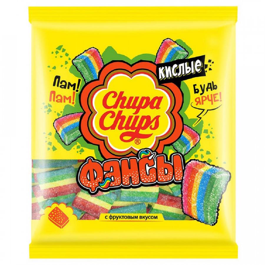 Мармелад Chupa Chups жевательный пластиночки мини 150 г